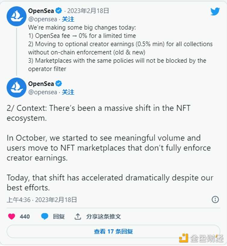“0”penSea直面新贵对手Blur 限时零版税能奏效吗?-iNFTnews