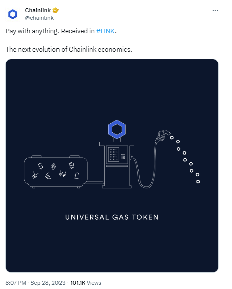Chainlink发布LINK代币经济学变革预告:通用Gas代币
