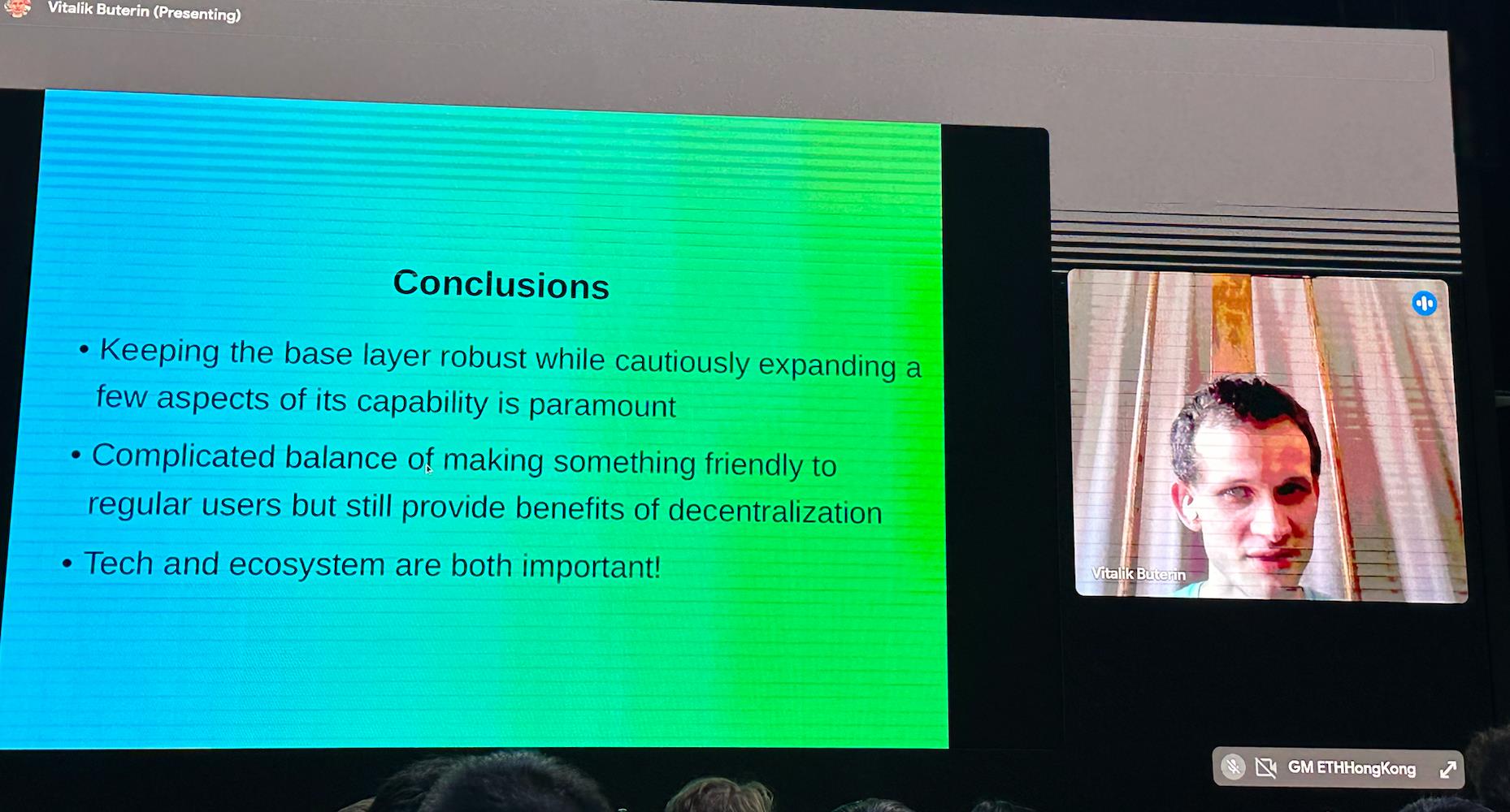 V神ETH HK演讲:以太坊的成就、挑战与未来