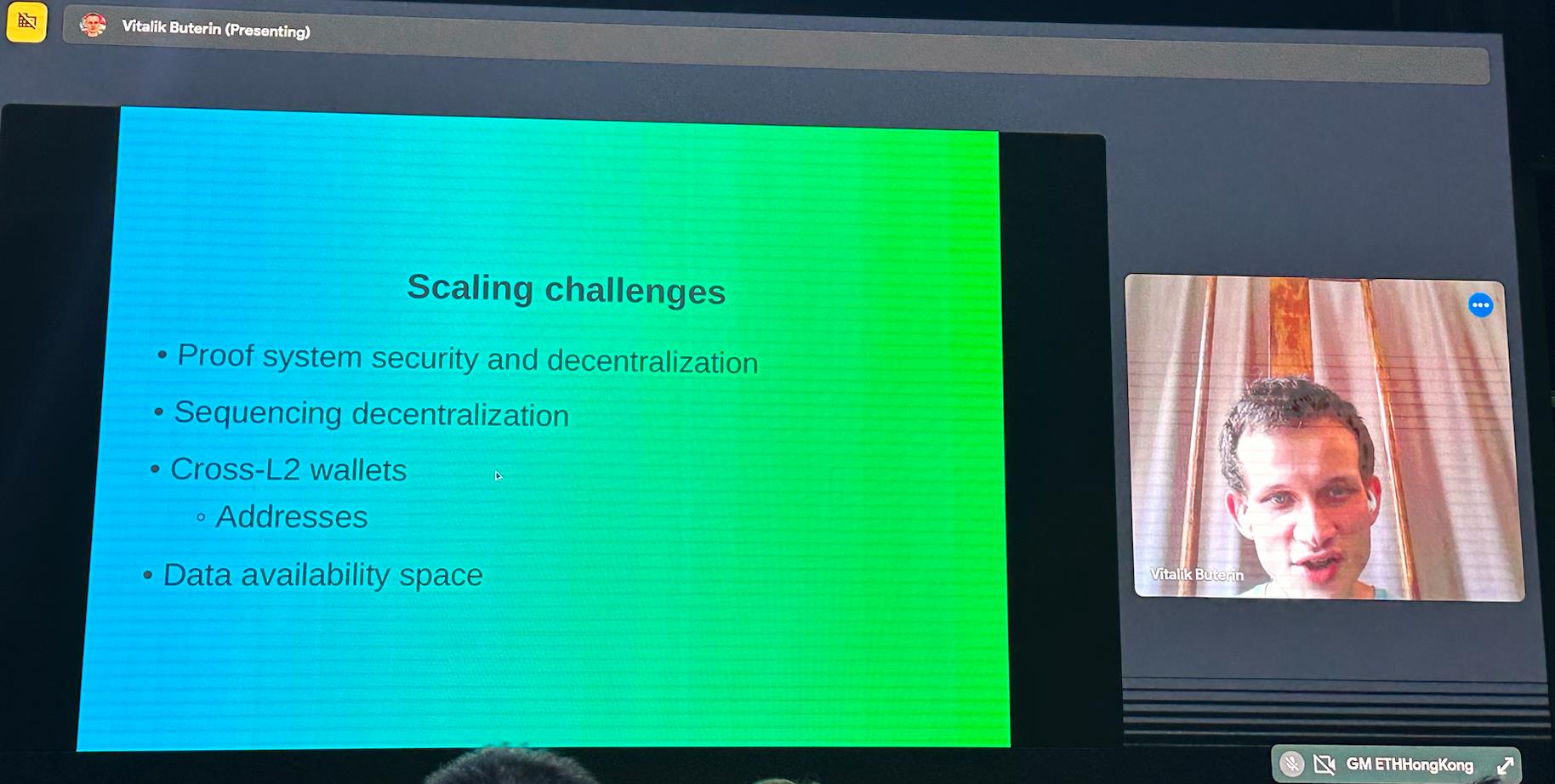V神ETH HK演讲:以太坊的成就、挑战与未来