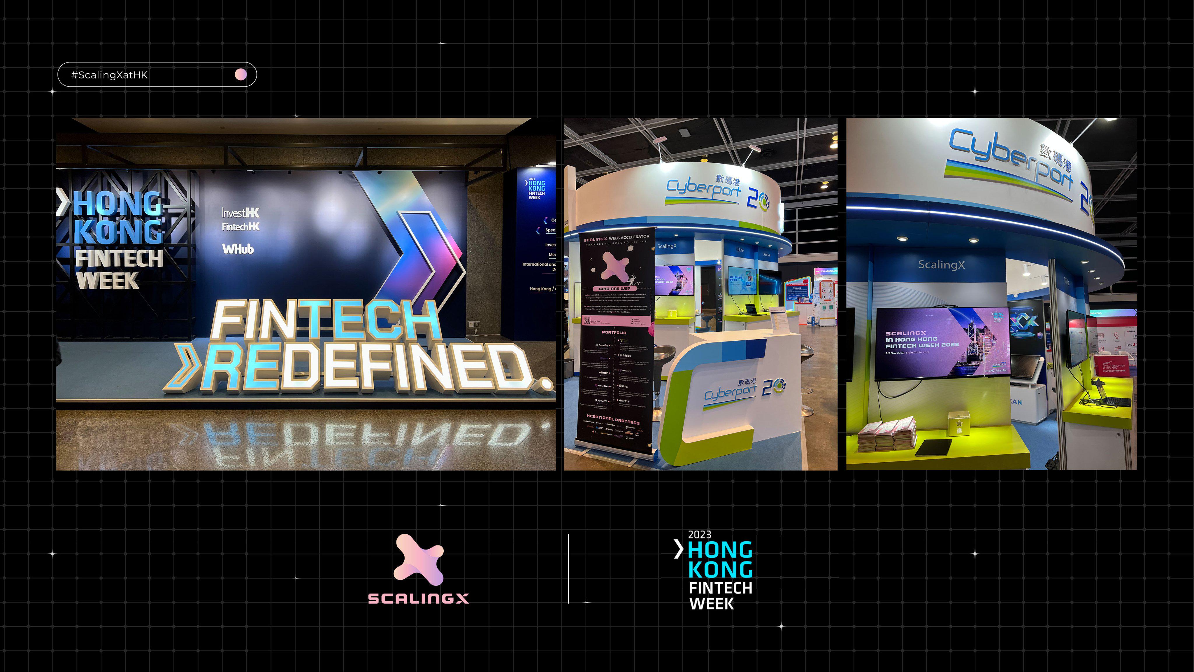 解锁金融科技未来,ScalingX参加香港金融科技周2023