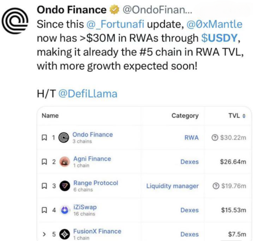 基于短期美国国债和银行活期存款，背靠Mantle Network：USDY稳定币有多稳？