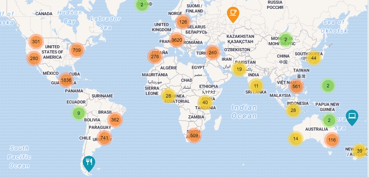 数据:接受比特币的实体商家数量增至1年前的近3倍