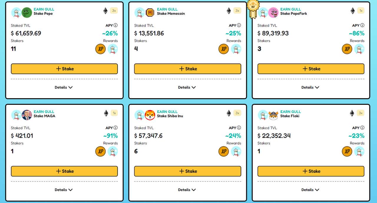 Manta 生态 Meme 平台 Gullswap 上线空投活动,支持 PEPE、SHIB 等 Meme 代币质押