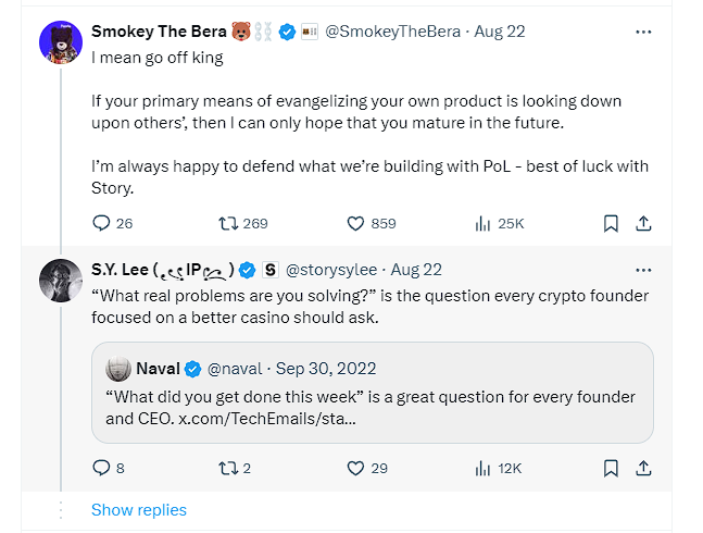 融资1.4亿美元的Story Protocol争议不断,联创“碰瓷”Monad、Berachain引发口水战