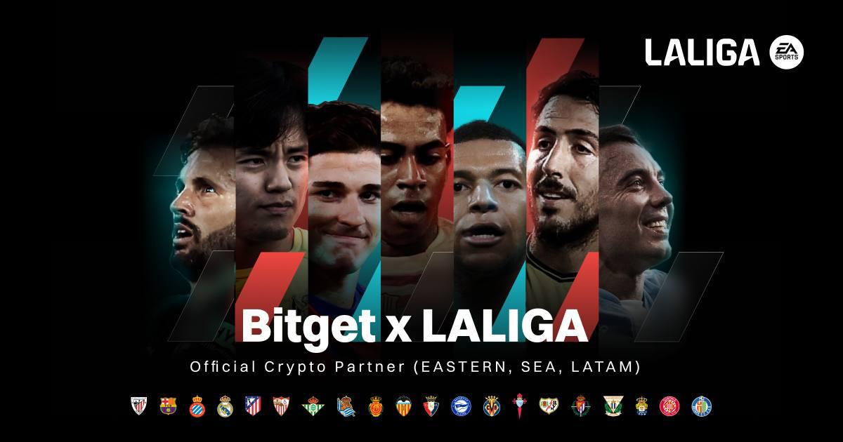 Bitget 宣布成为西班牙足球甲级联赛(LALIGA)的官方合作伙伴