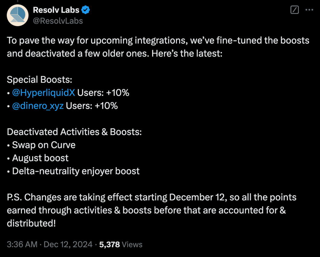 下一个 Ethena?Resolv稳定币协议空投指南