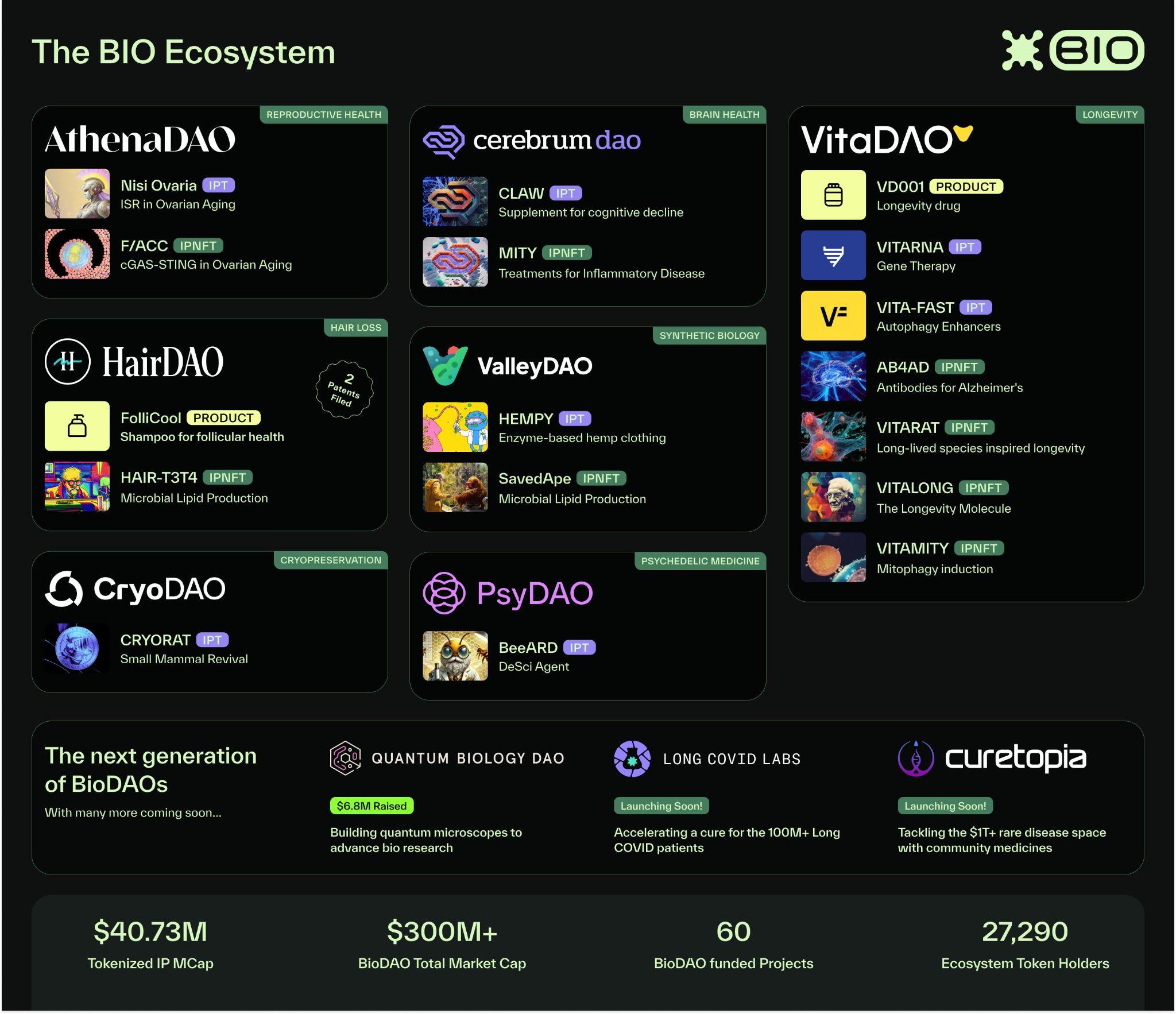 BIO上线币安,公募收益最高可达58倍,部分子DAO空投价值超过其市值