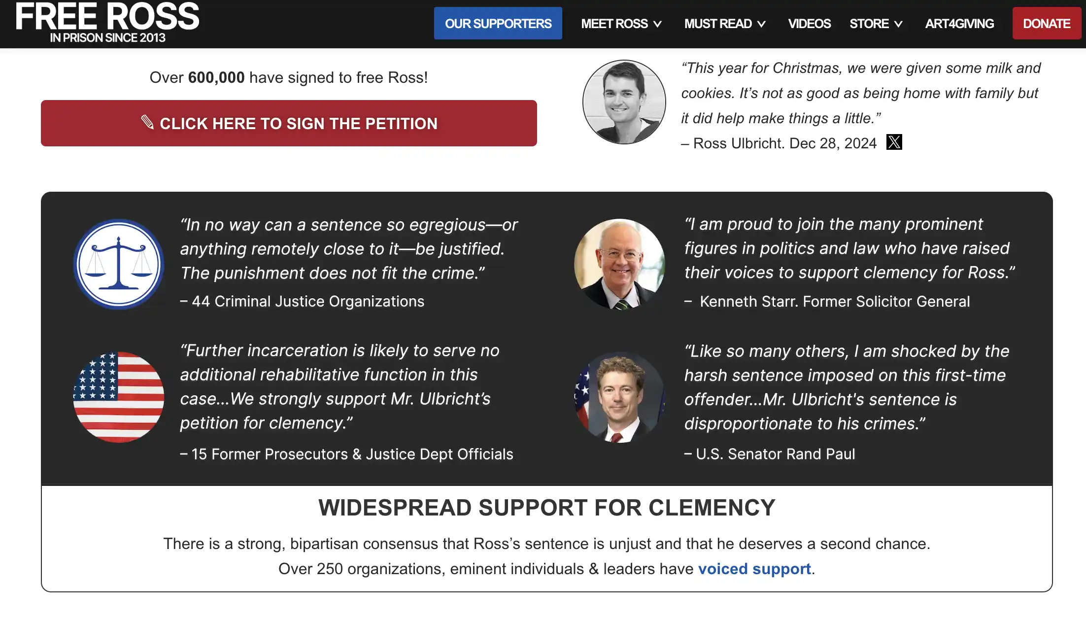 特朗普上任首日,被囚11年的丝绸之路创始人获释