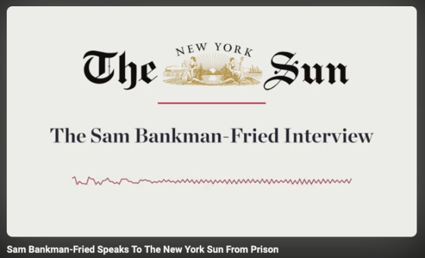 SBF首次狱中受访:我因给共和党捐款被司法部盯上,跪求川大统领赦免